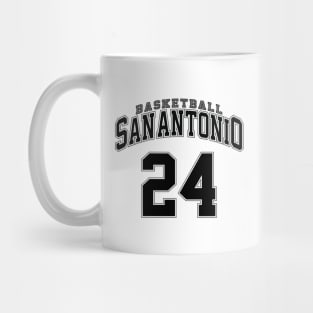 San Antonio Basketball - Player Number 24 Mug